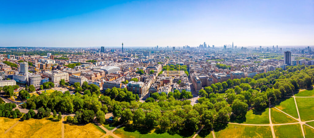 Aerial View of Mayfair